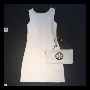 Theory white A line dress medium new without tags